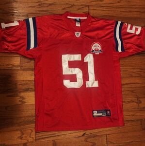 New England Patriots Jerod Mayo Mens Sz 50 Football Jersey